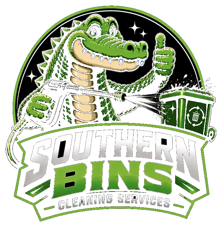 Southern Bins Cleaning Services LLC original alligator logo